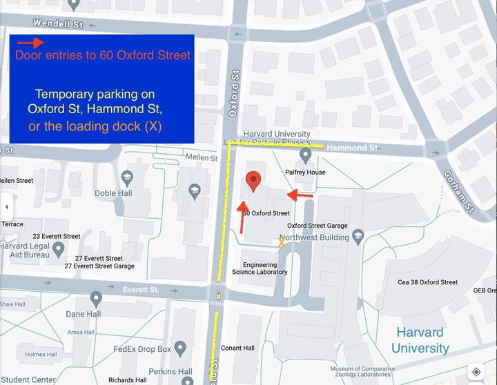 60 Oxford Street Parking map