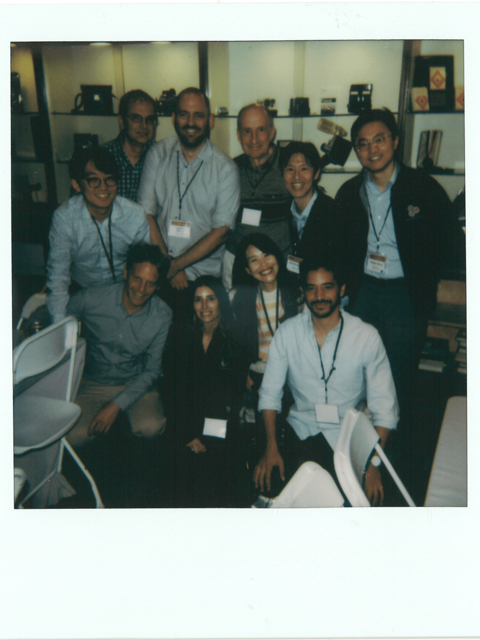 20th Anniversary Symposium Reception -Rowland Fellow Alums with Mike Burns